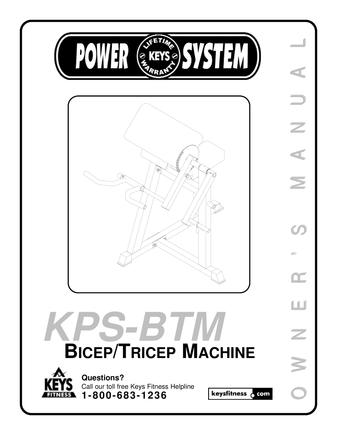 Keys Fitness KPS-BTM manual Kps-Btm 