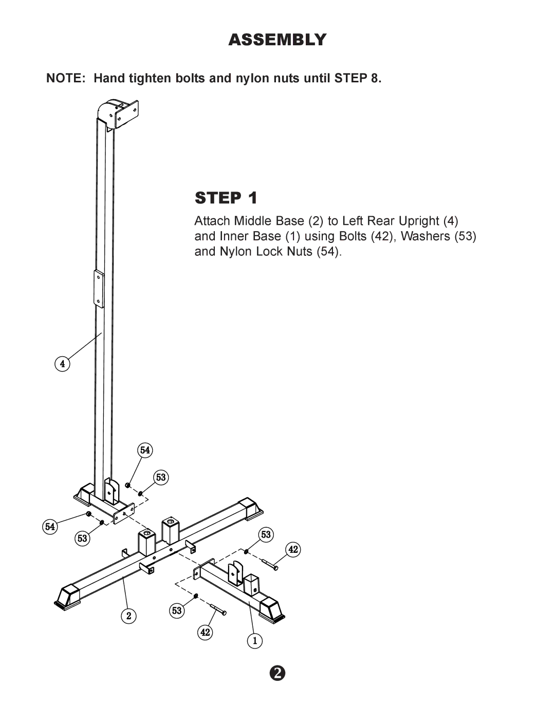 Keys Fitness KPS-CC owner manual Assembly Step 