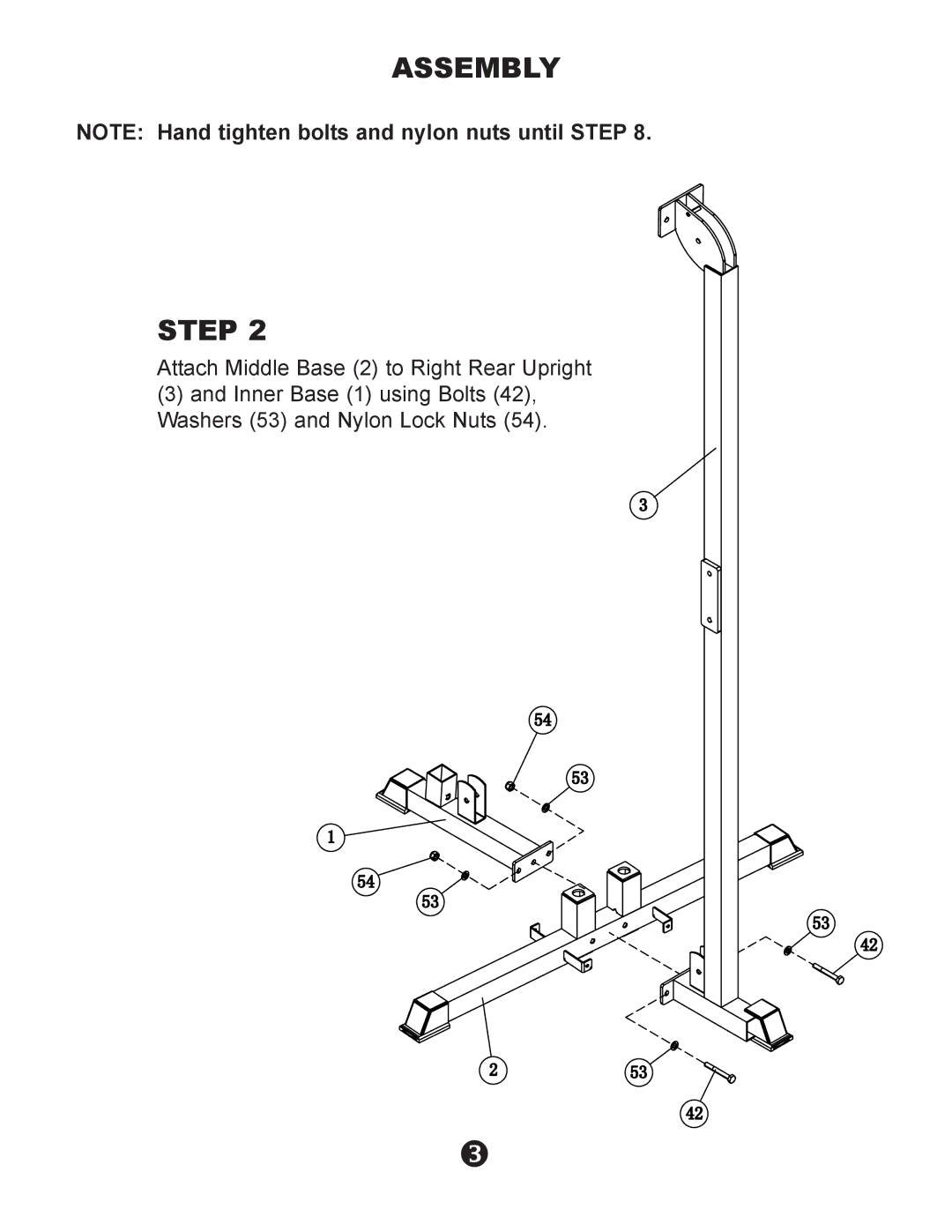 Keys Fitness KPS-CC owner manual Assembly Step 