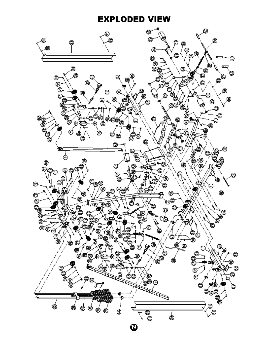 Keys Fitness KPS-CG owner manual Exploded View 