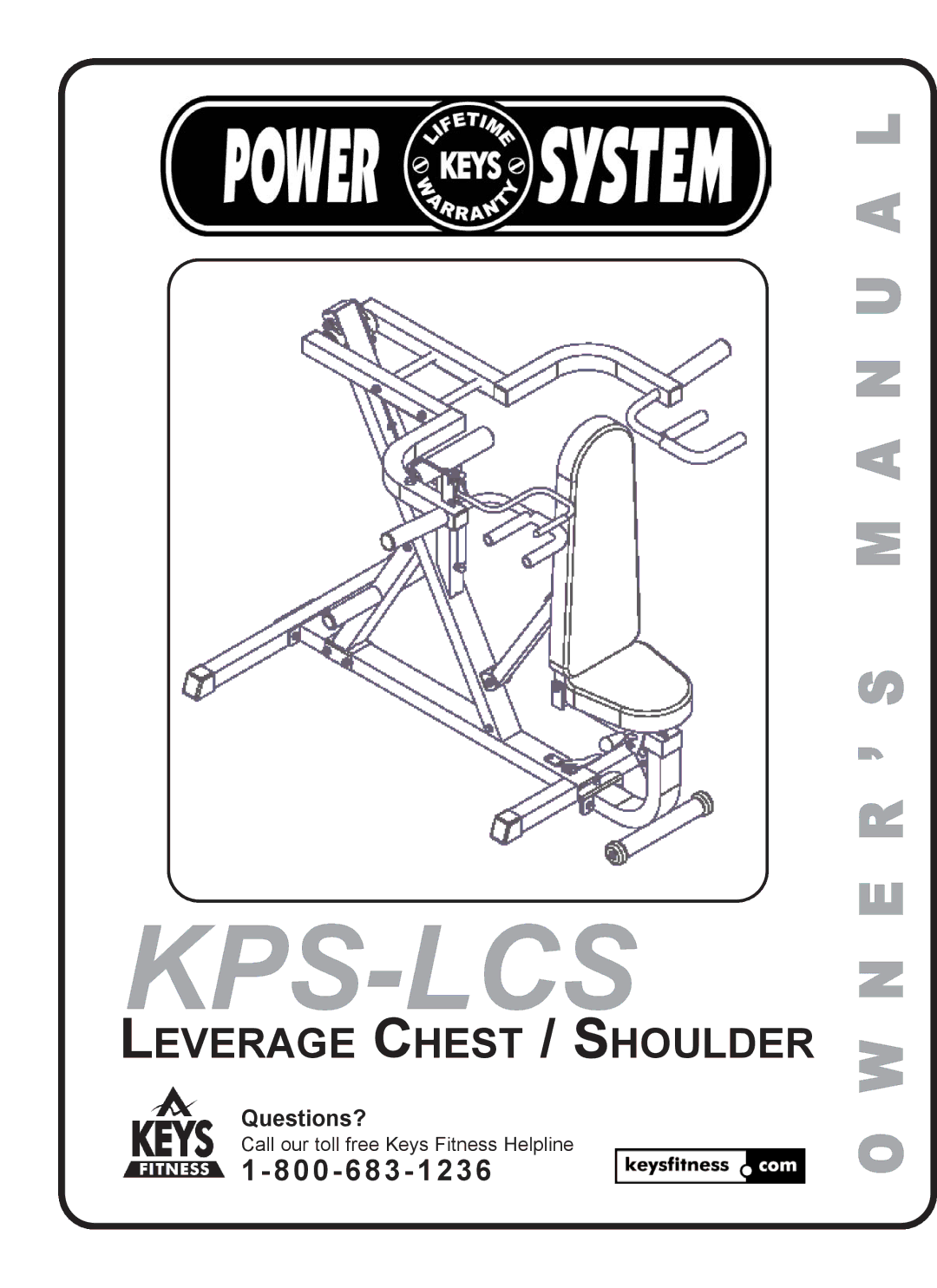 Keys Fitness KPS-LCS owner manual Kps-Lcs 