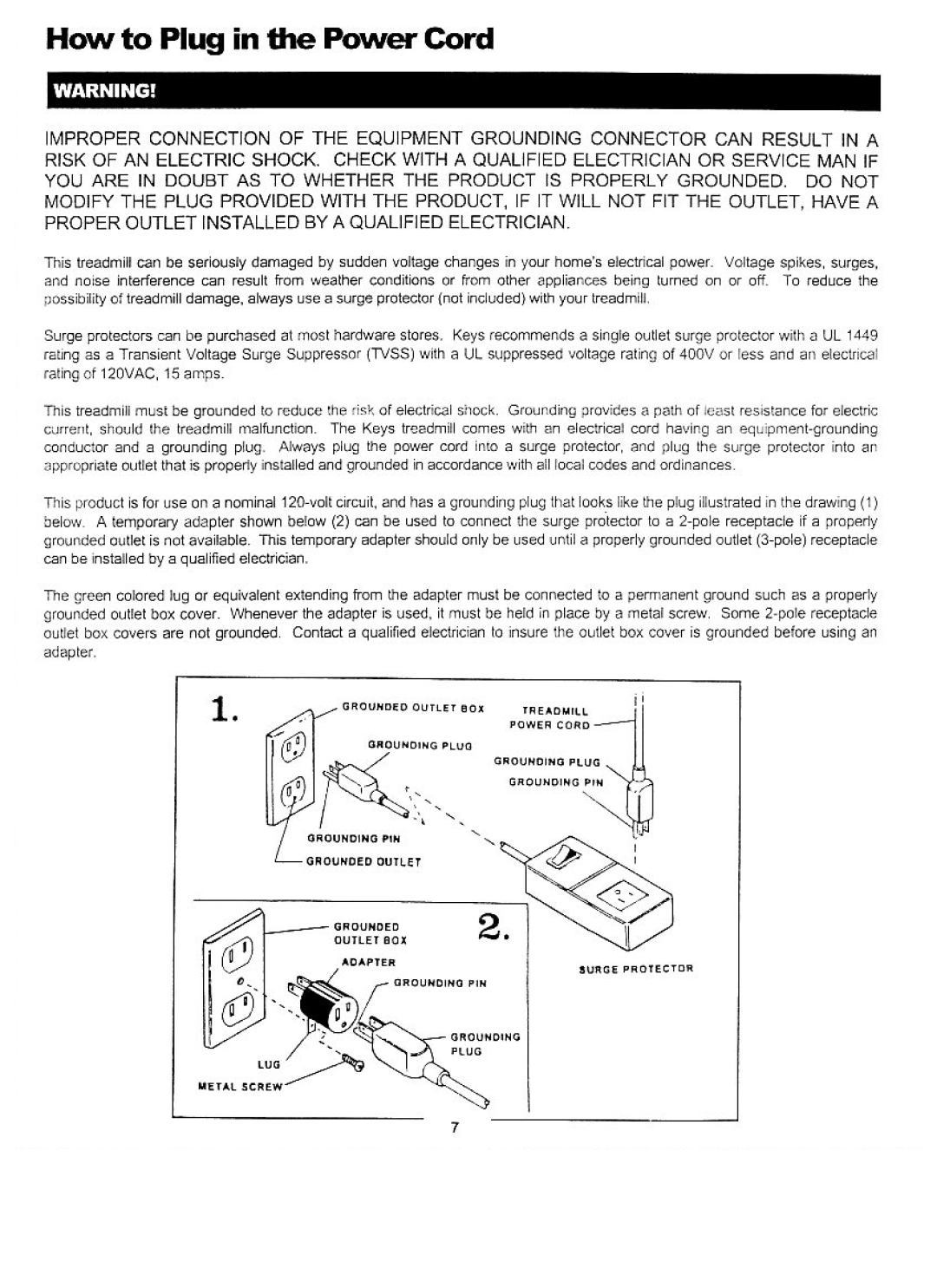 Keys Fitness PRO 400 manual 