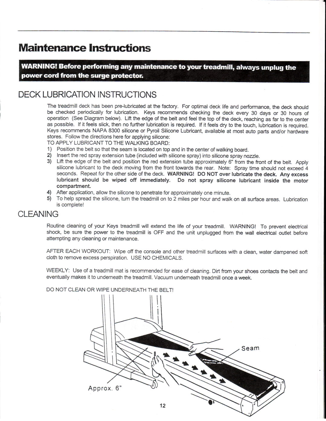 Keys Fitness PRO 750 manual 