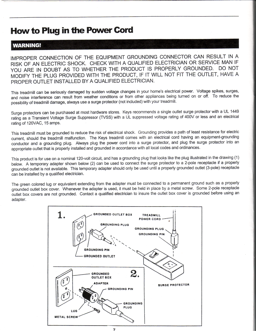 Keys Fitness PRO 750 manual 