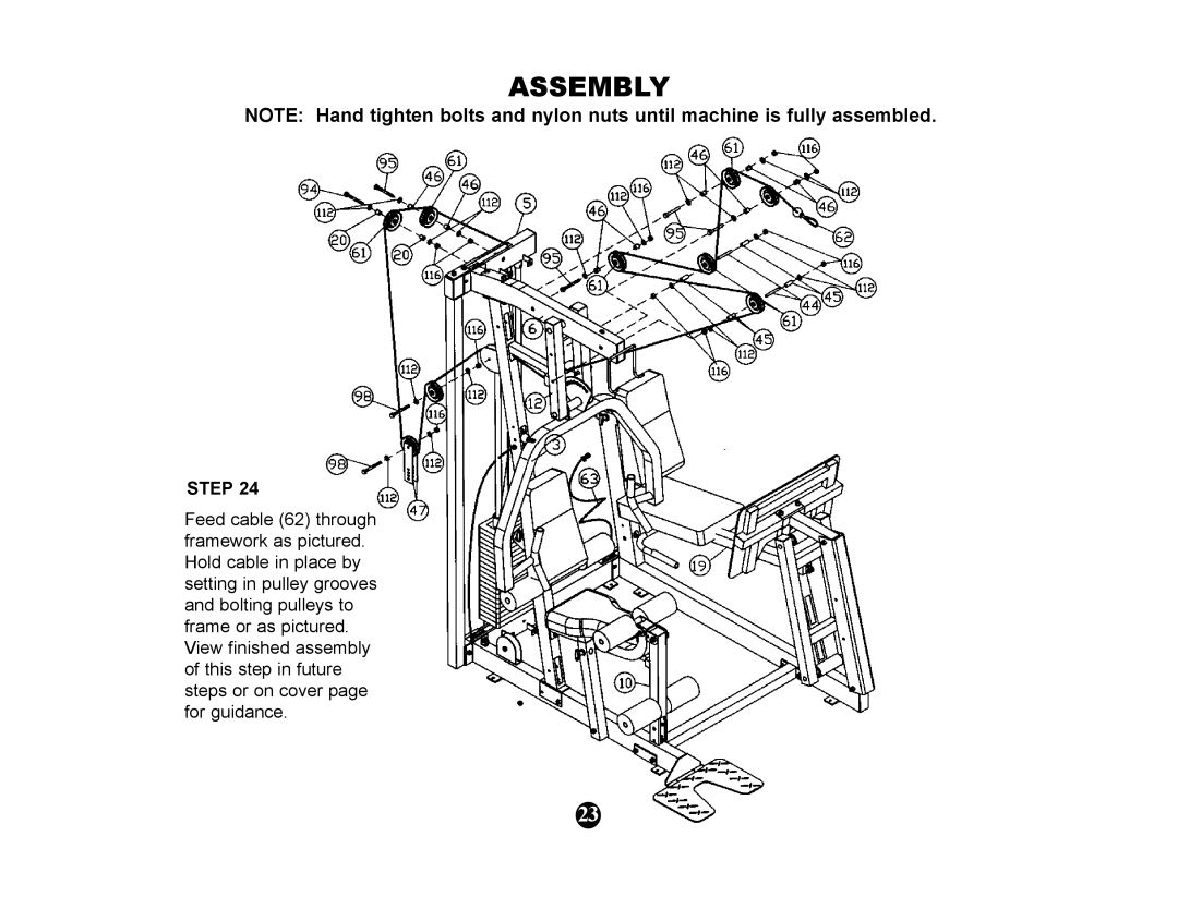 Keys Fitness ST-1000 manual Step 