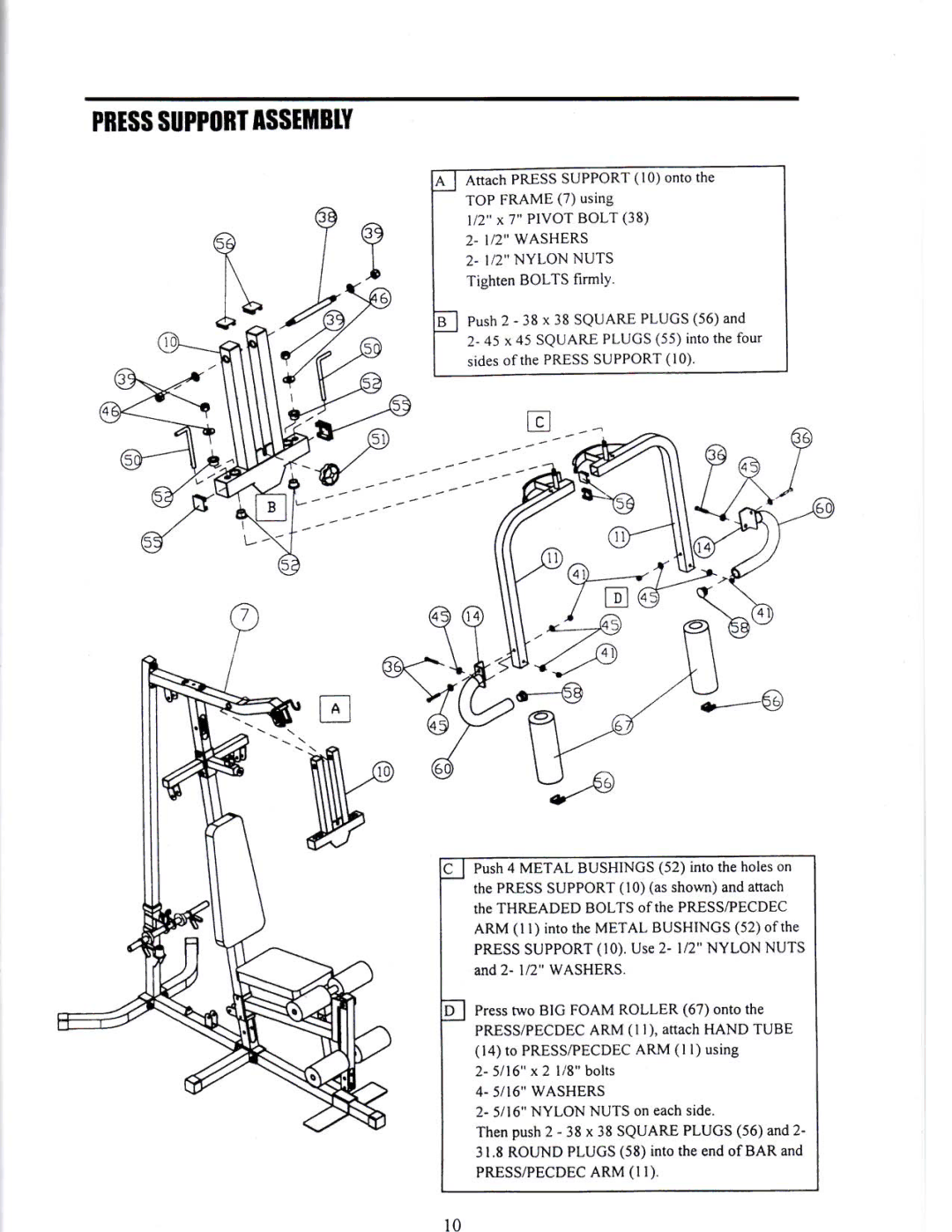 Keys Fitness ST-150 manual 