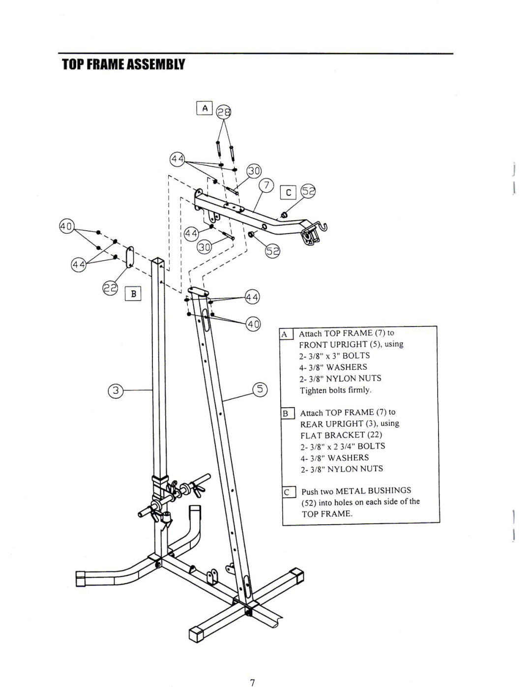 Keys Fitness ST-150 manual 