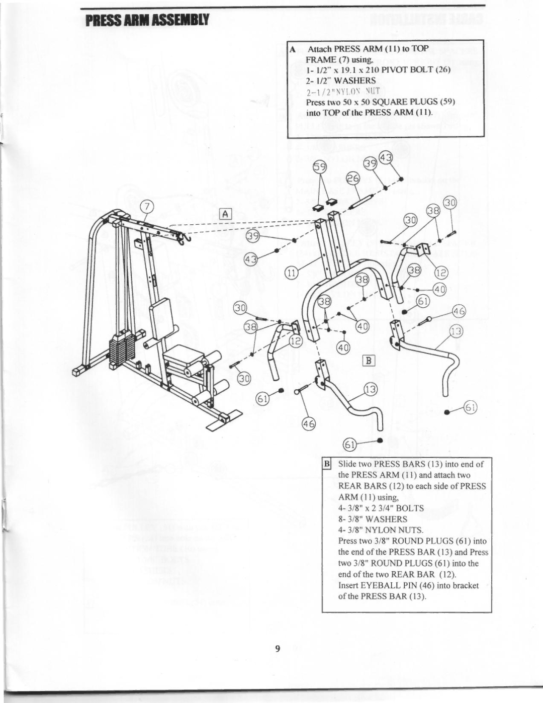 Keys Fitness ST-250 manual 