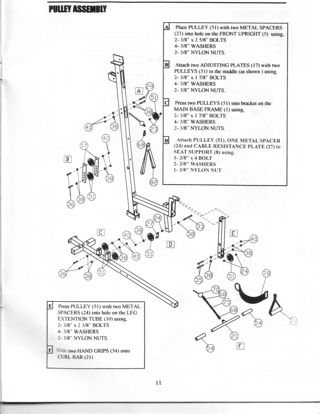 Keys Fitness ST-250 manual 