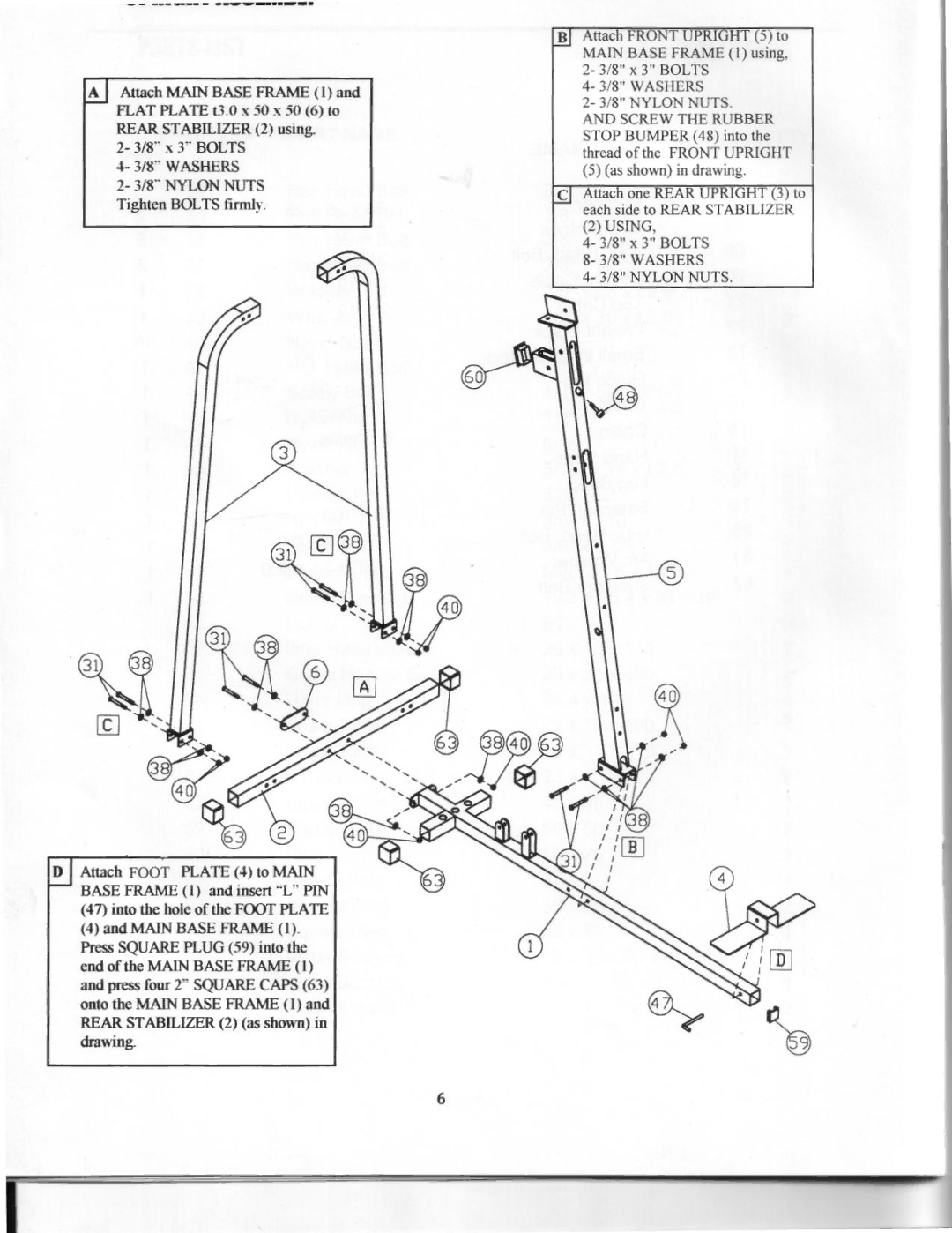 Keys Fitness ST-250 manual 