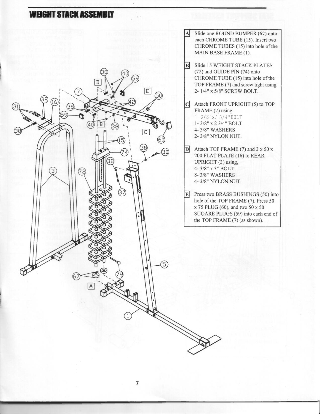 Keys Fitness ST-250 manual 