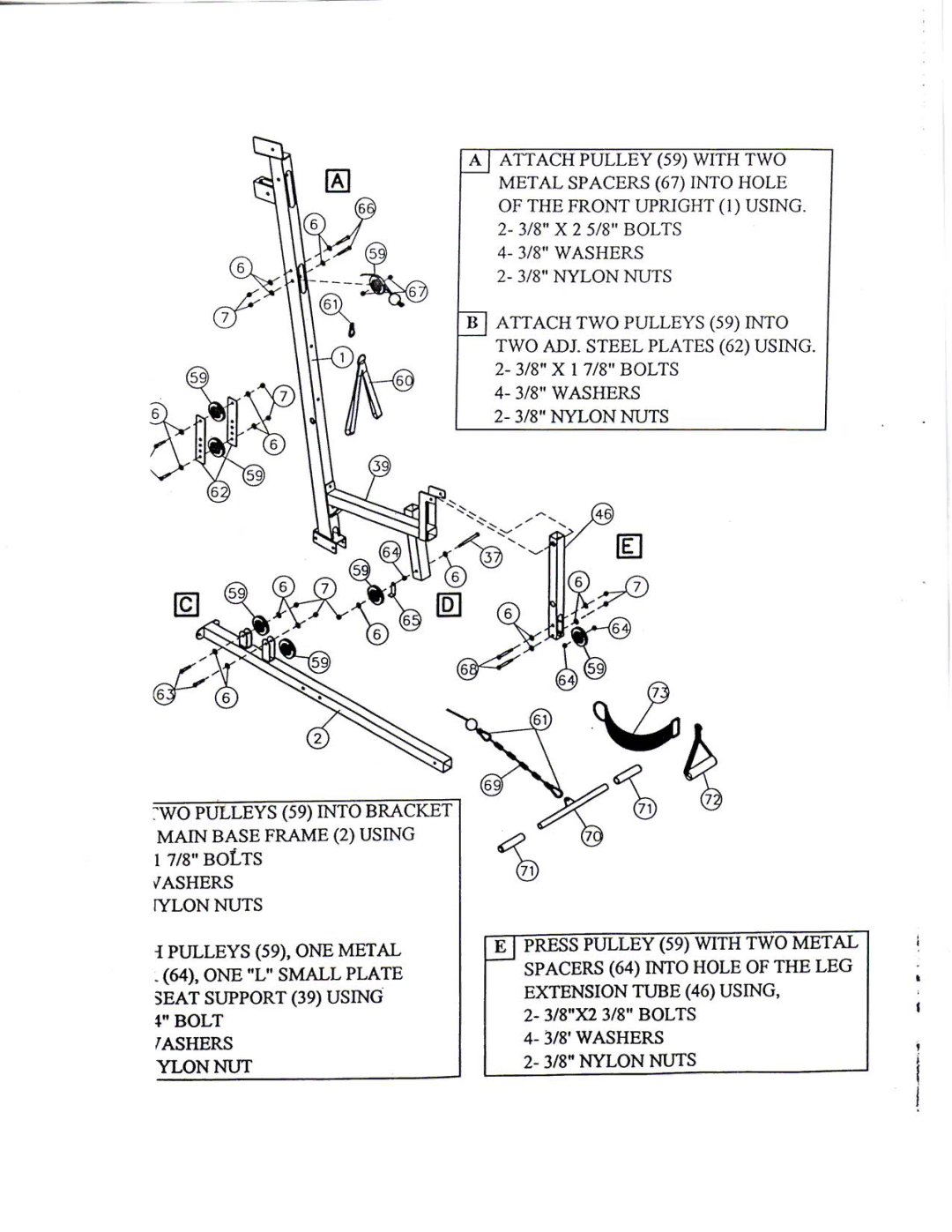 Keys Fitness ST-300 manual 