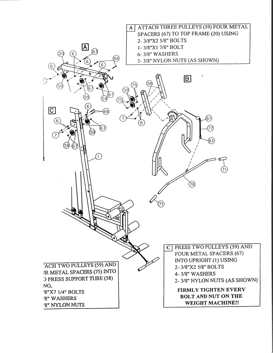 Keys Fitness ST-300 manual 