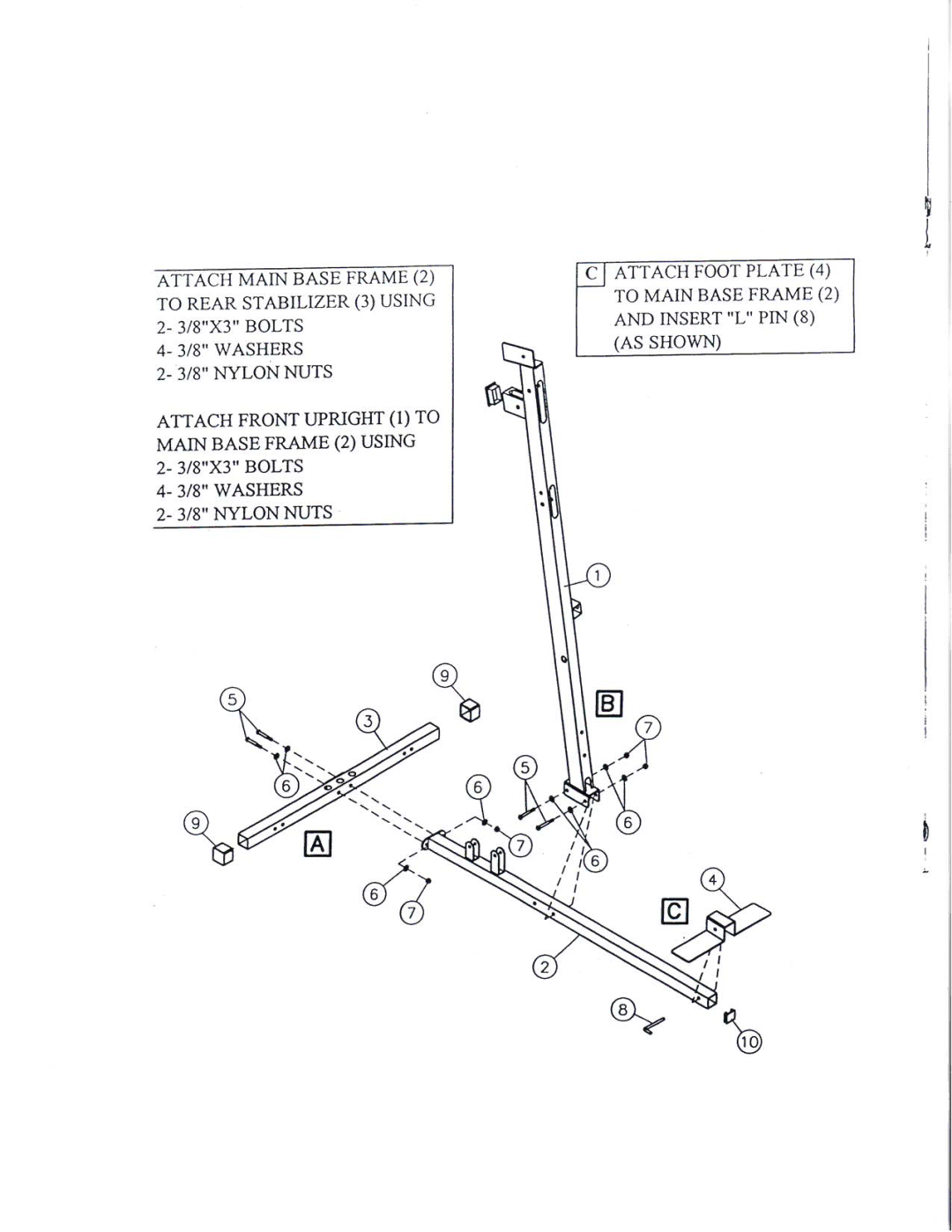 Keys Fitness ST-300 manual 