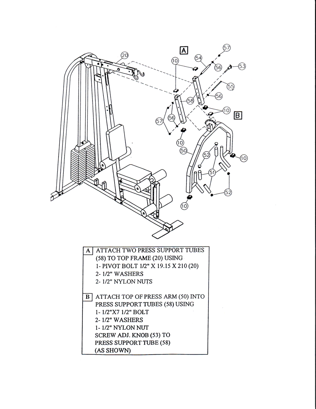 Keys Fitness ST-300 manual 