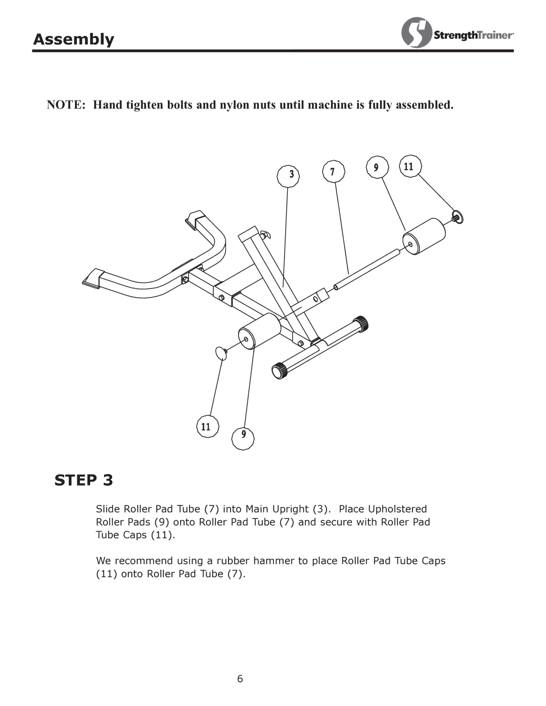 Keys Fitness ST-45 owner manual Step 