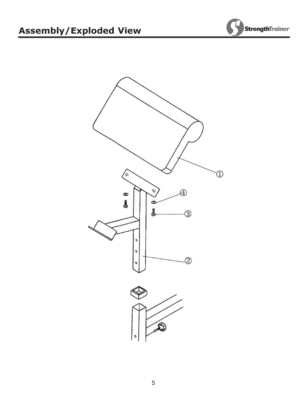 Keys Fitness ST-ARM owner manual Assembly/Exploded View 