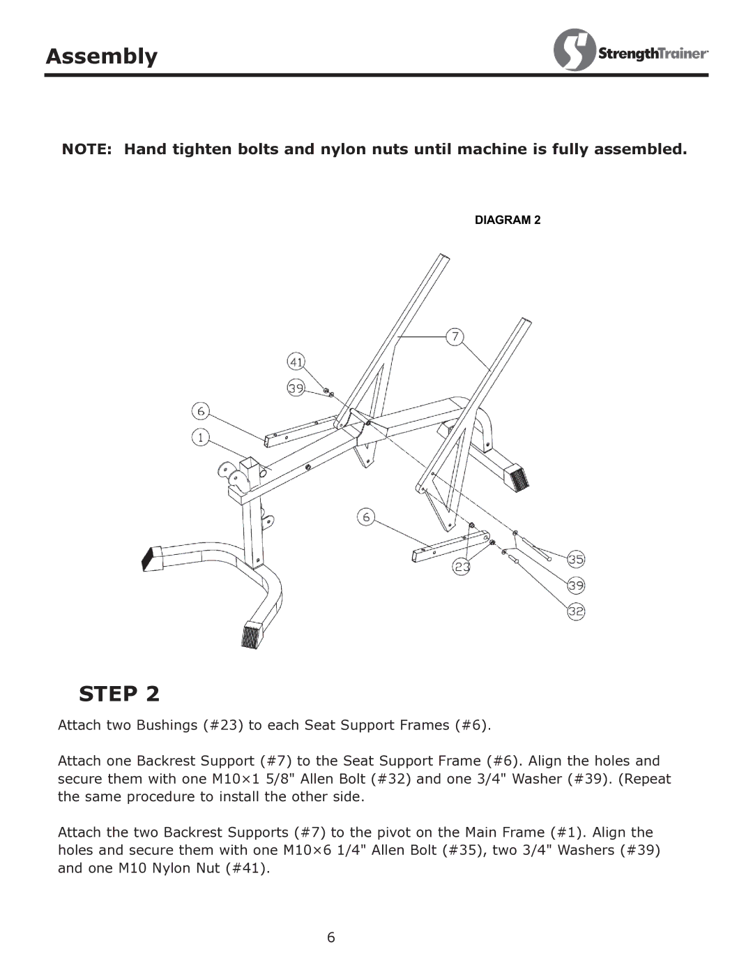 Keys Fitness ST-DFIDL owner manual Diagram 