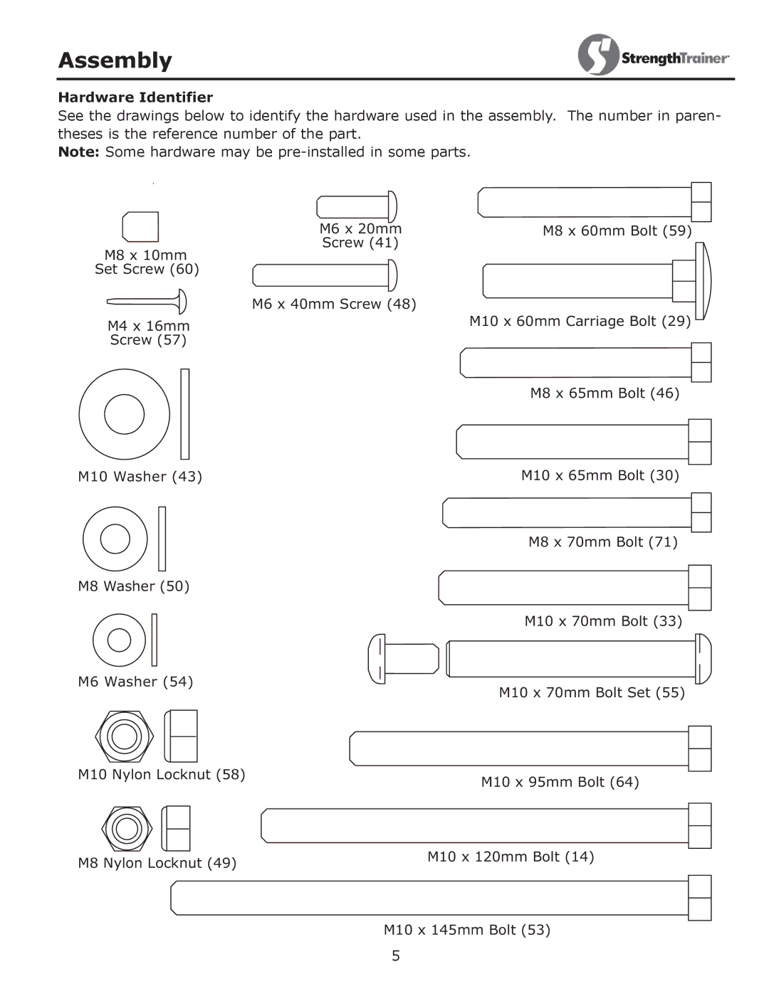 Keys Fitness ST-IB owner manual Hardware Identifier 