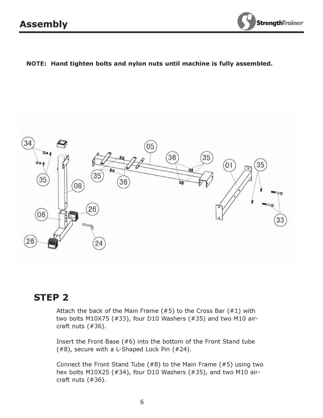 Keys Fitness ST-NBB owner manual Step 