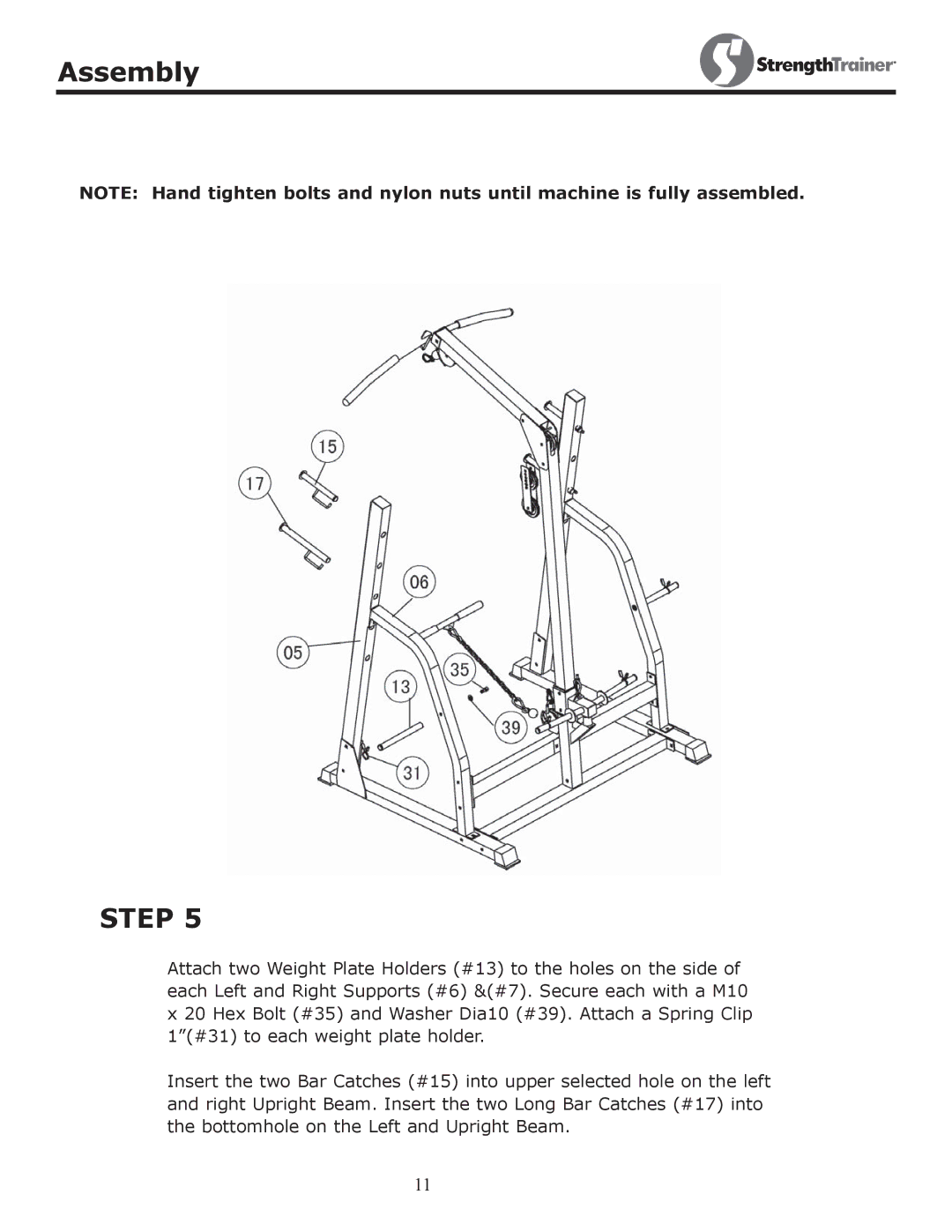 Keys Fitness ST-PR owner manual Step 