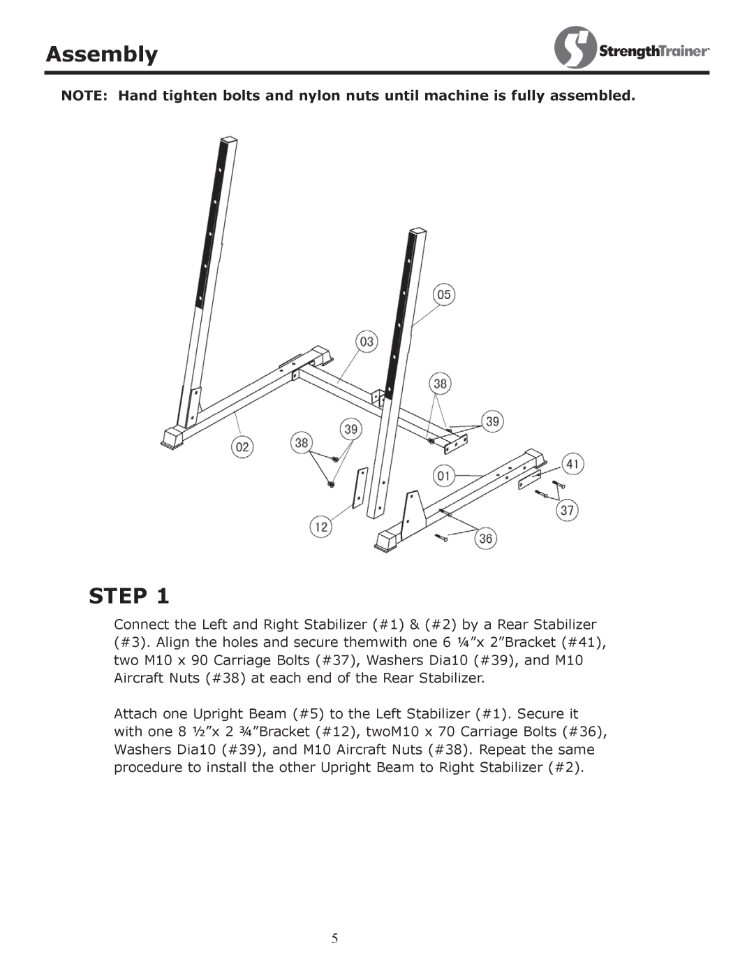 Keys Fitness ST-PR owner manual Step 