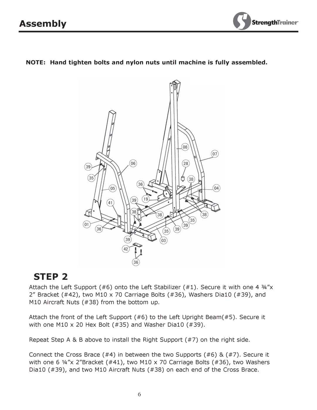 Keys Fitness ST-PR owner manual Step 