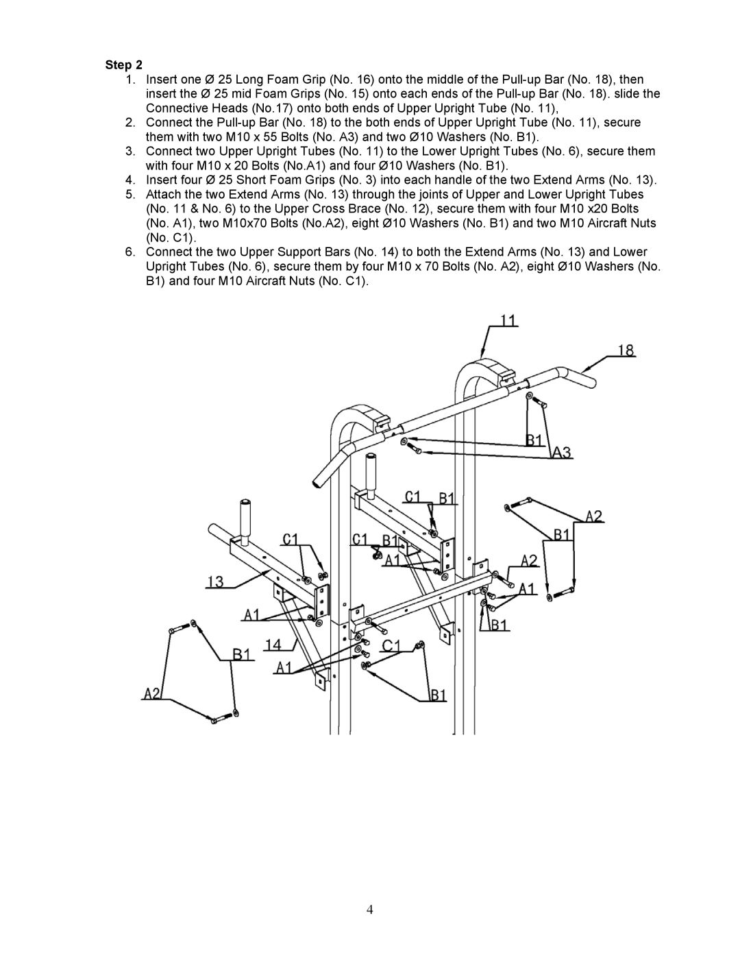 Keys Fitness ST-PT owner manual Step 