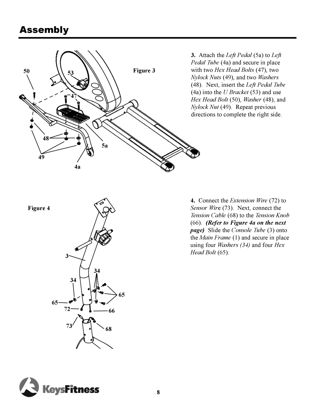 Keys Fitness TRI-5-3E owner manual 5053 