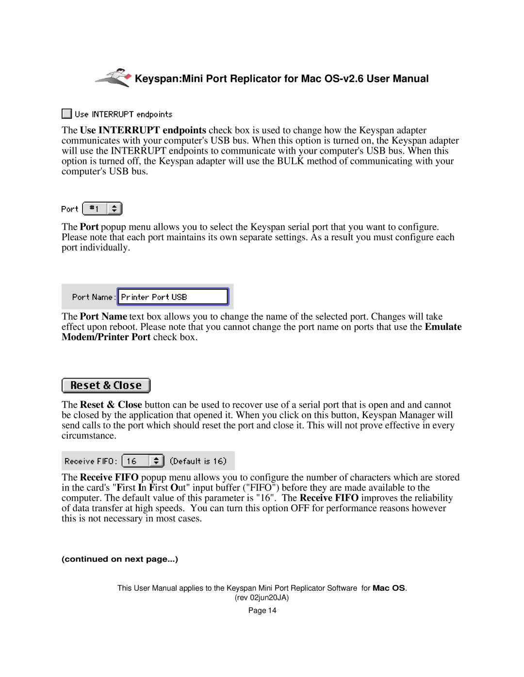 Keyspan Laptop Docking Station installation instructions On next 