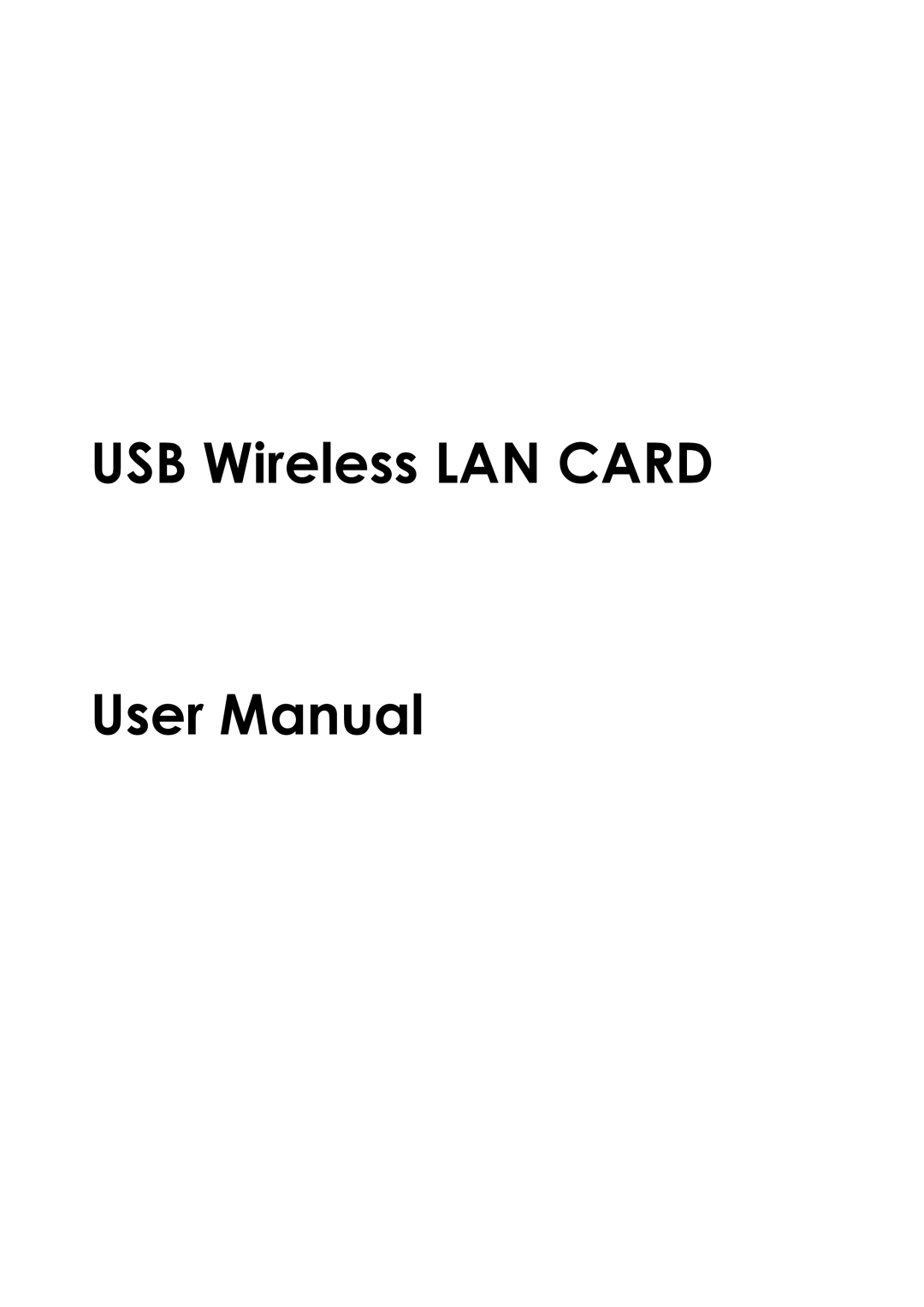 Keyspan none user manual USB Wireless LAN Card 