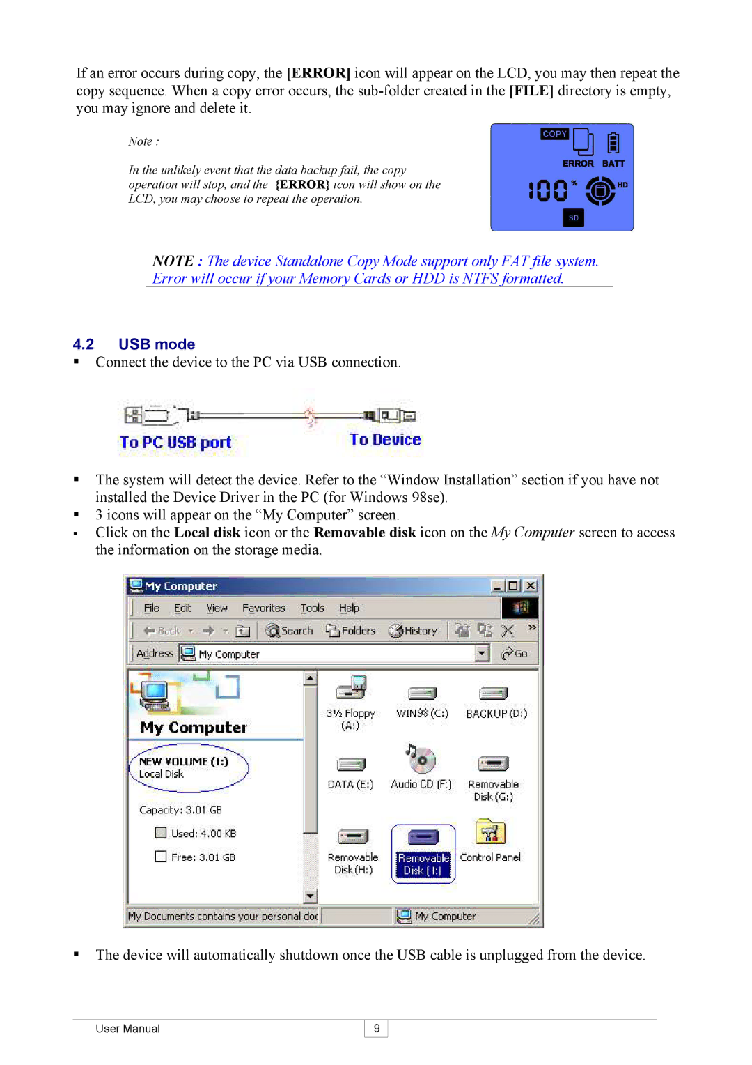 Keyspan SX-18D user manual USB mode 