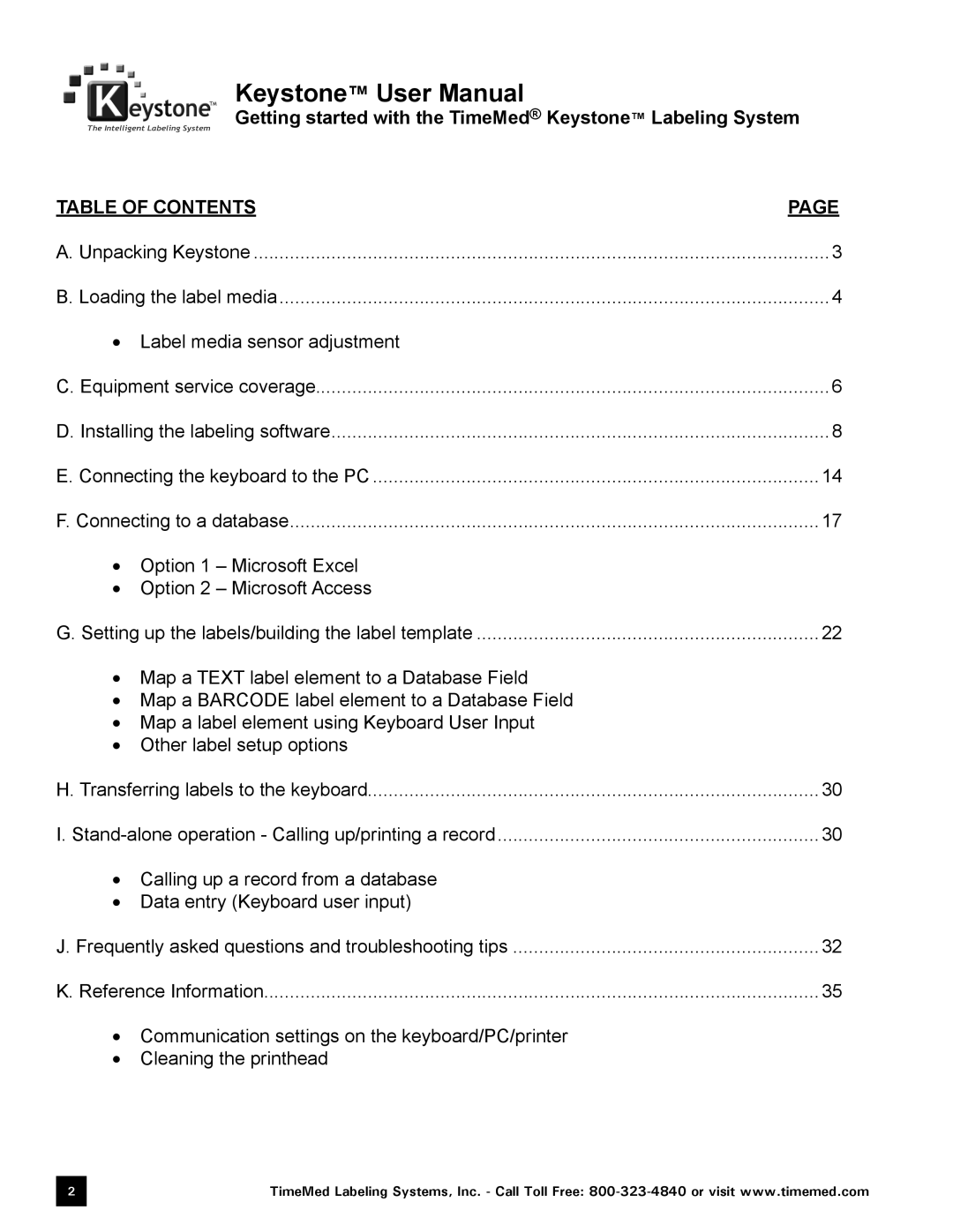 Keystone Computer Keyboard manual 