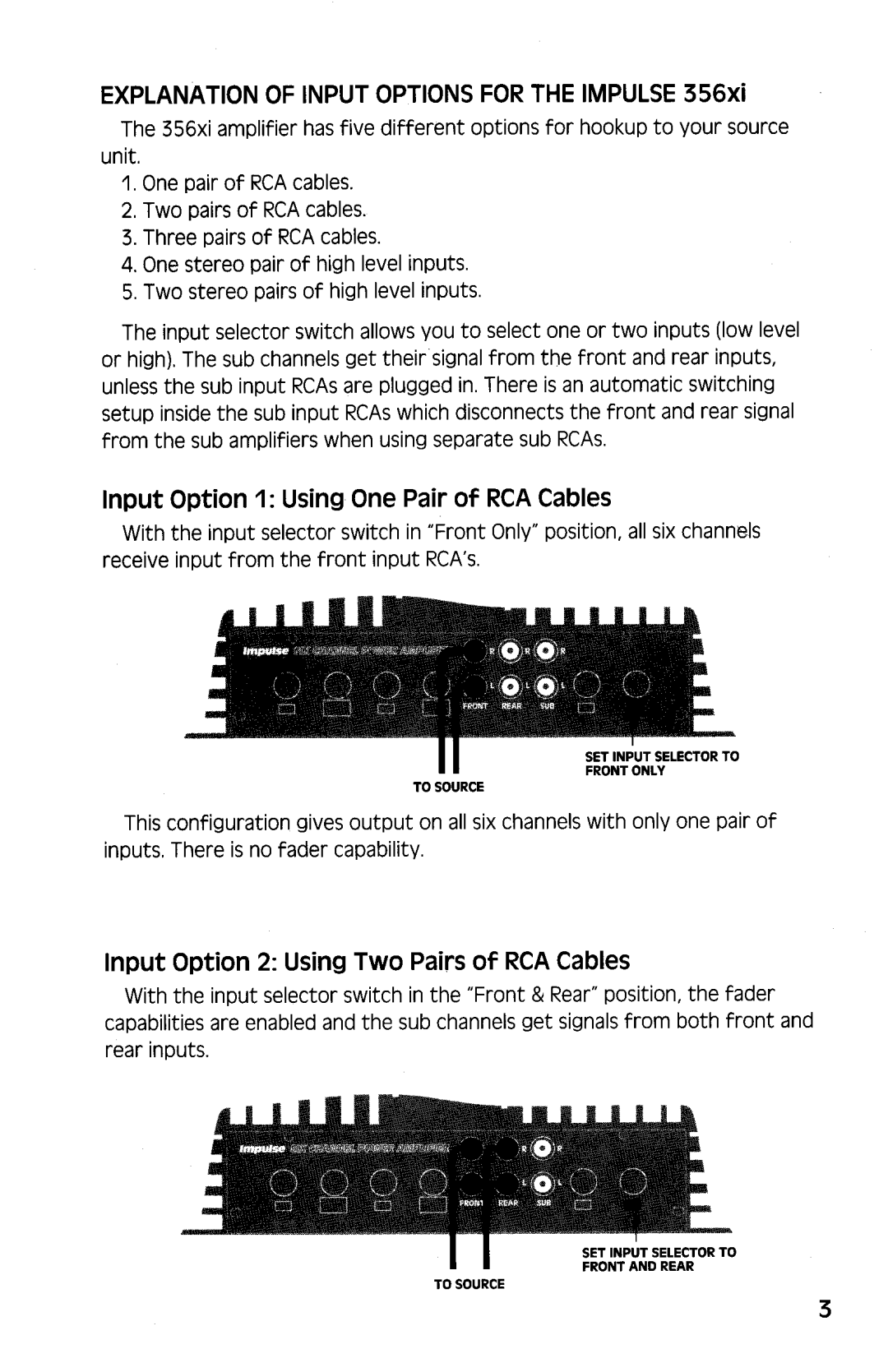 Kicker 356xi manual 