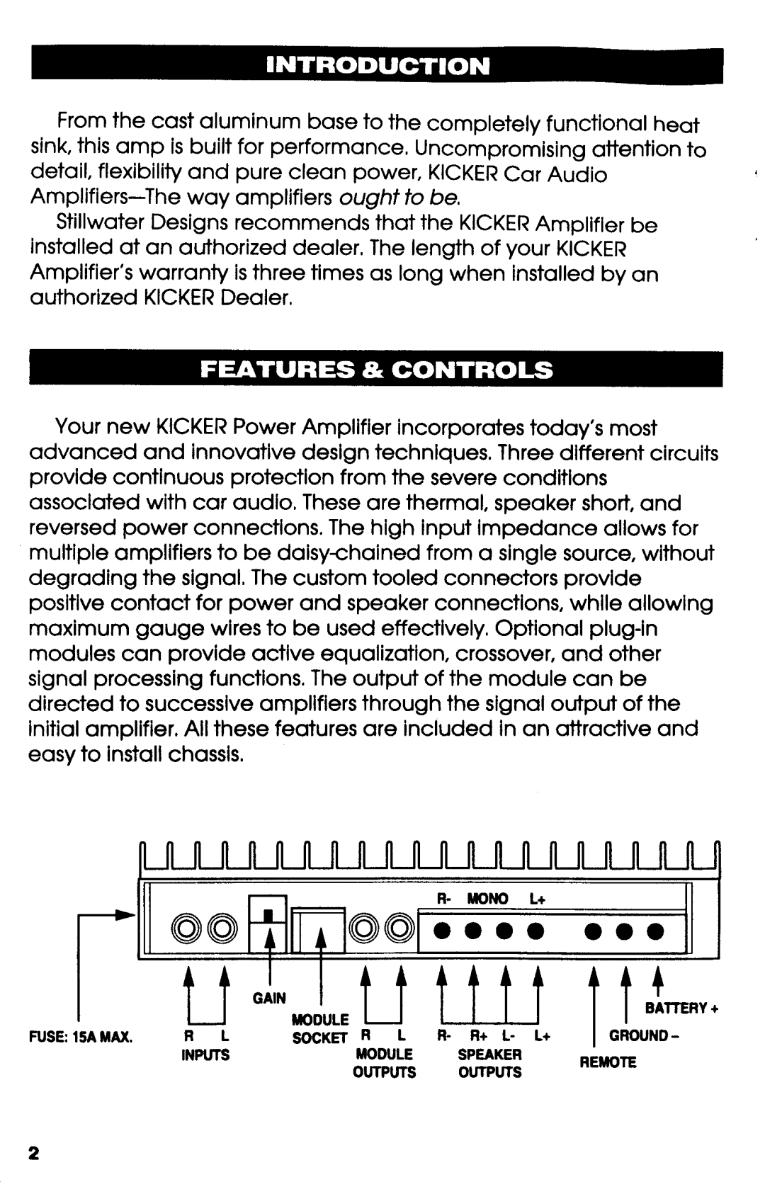 Kicker 40ss manual 