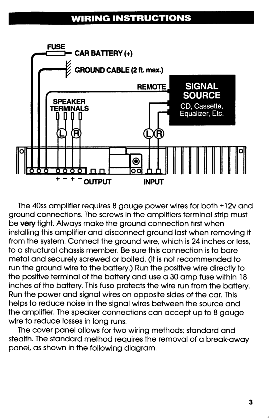 Kicker 40ss manual 