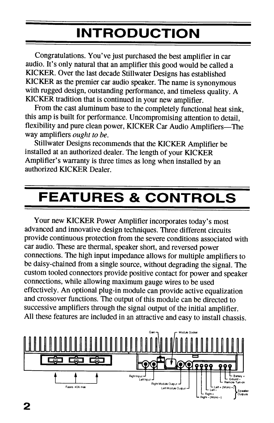 Kicker 500si manual 