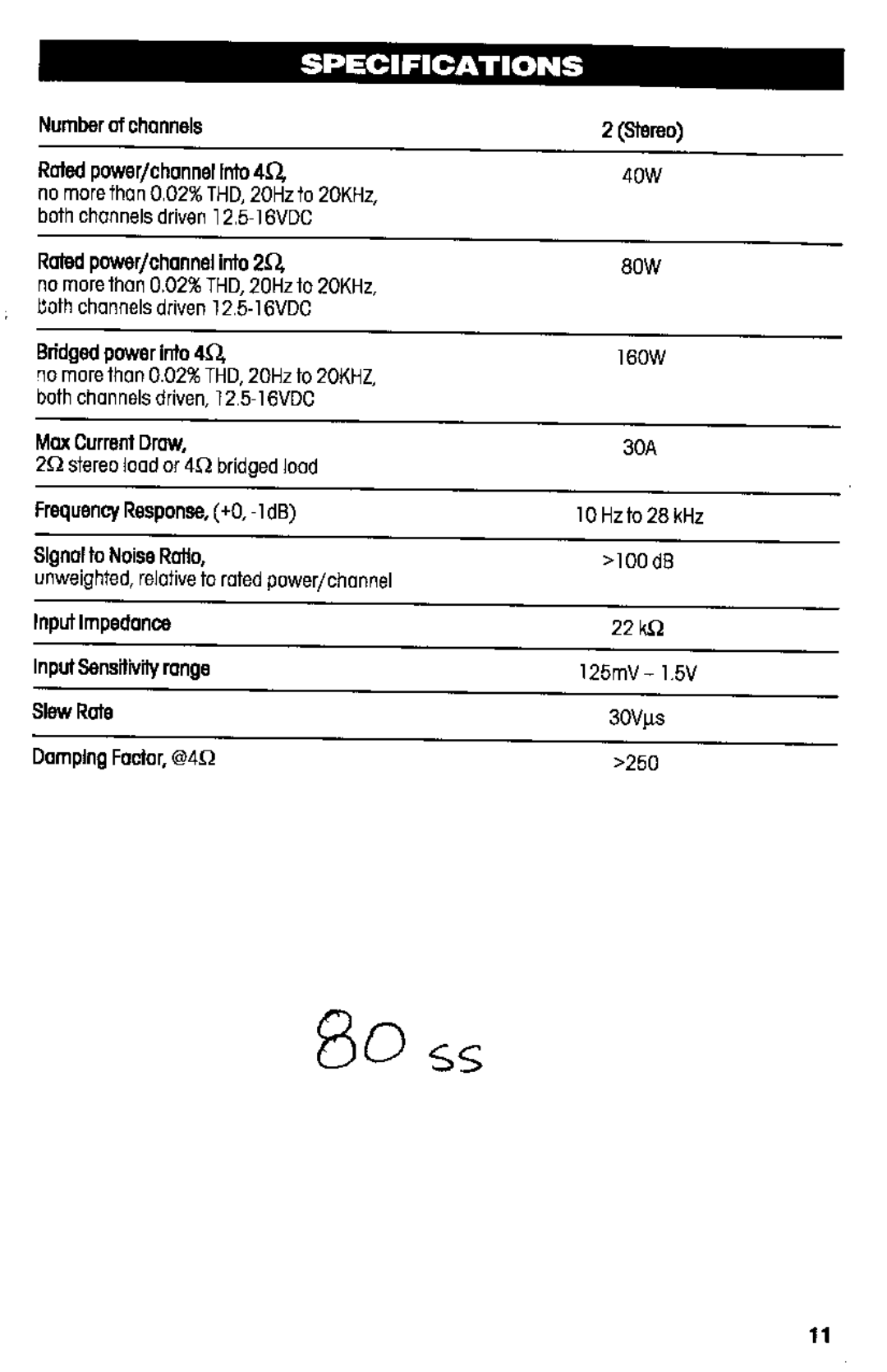 Kicker 80ss manual 