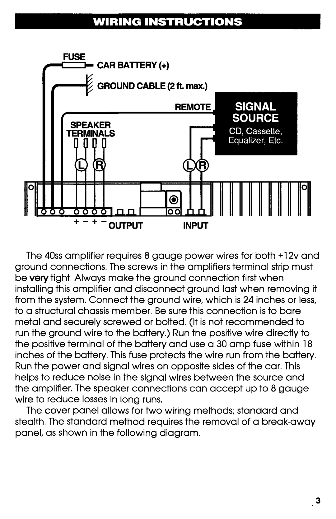 Kicker 80ss manual 