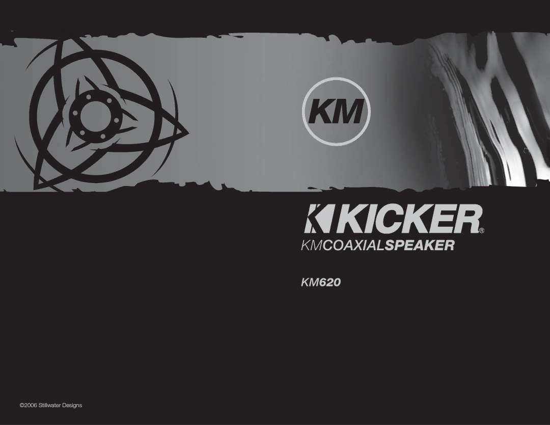 Kicker KM620 manual Kmcoaxialspeaker 