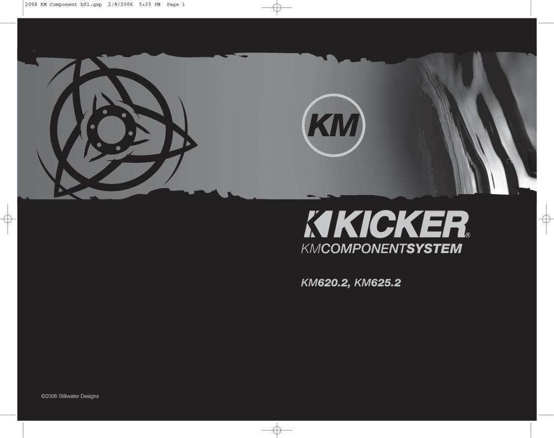 Kicker KM620.2, KM625.2 manual Kmcomponentsystem 