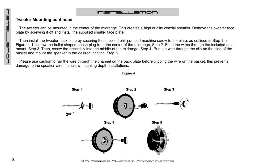 Kicker KS5.2, KS65.2, KS6.2 manual Step 