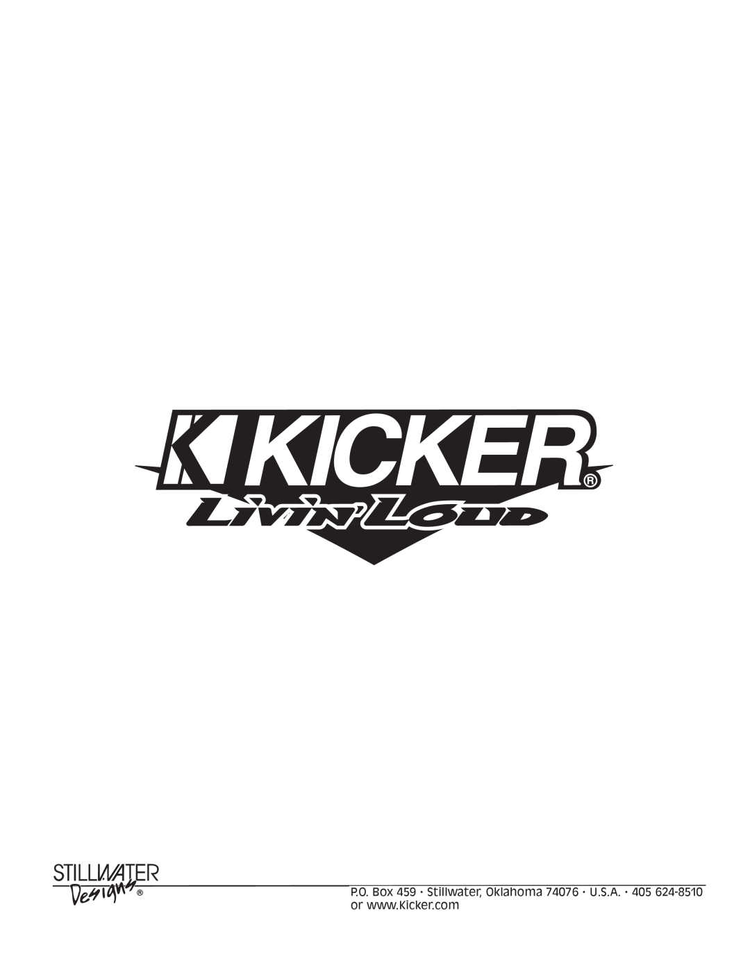 Kicker KX200.4 technical manual 