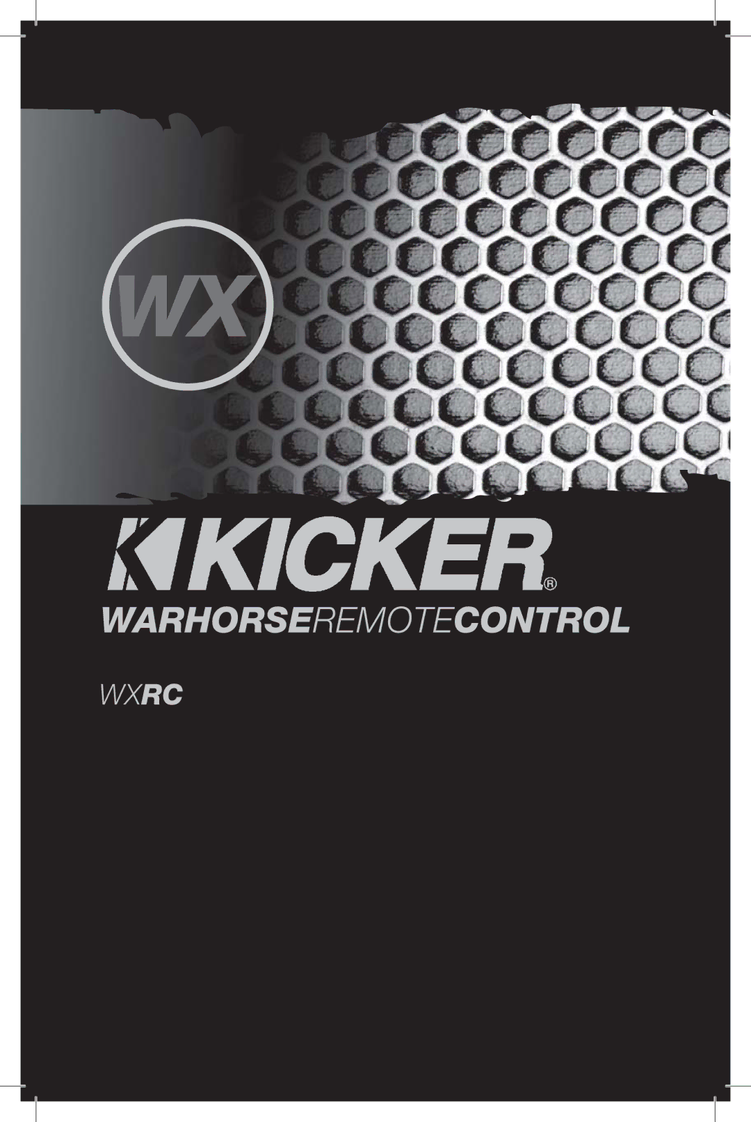 Kicker 08WXRC manual Warhorseremotecontrol 