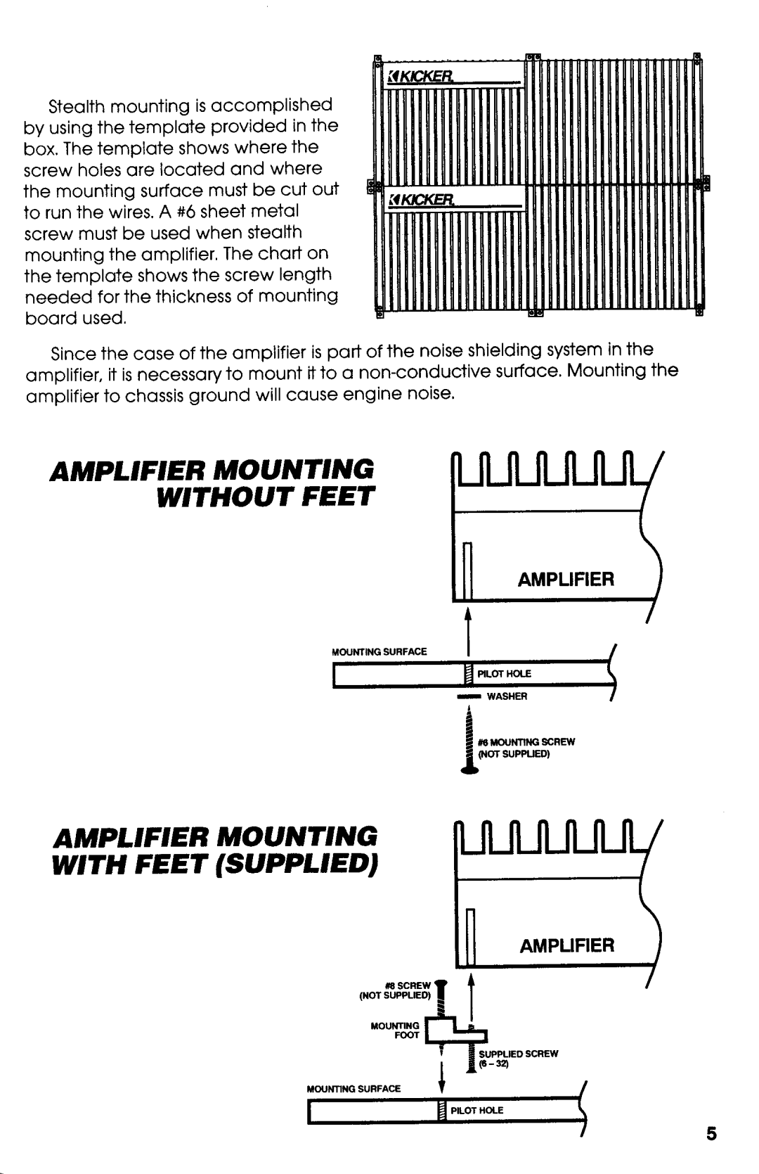 Kicker x100 manual 