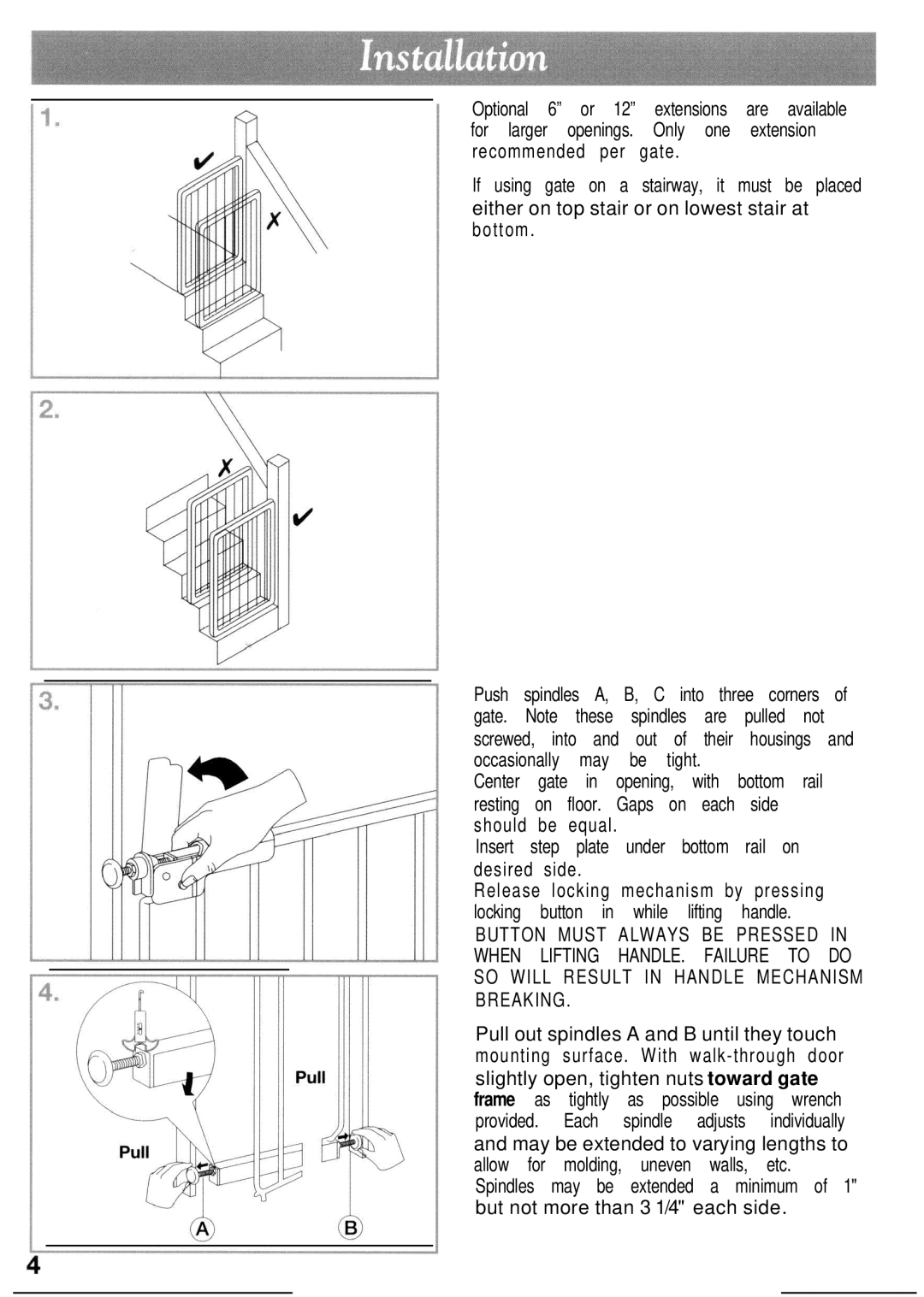 Kidco G10 manual Optional 