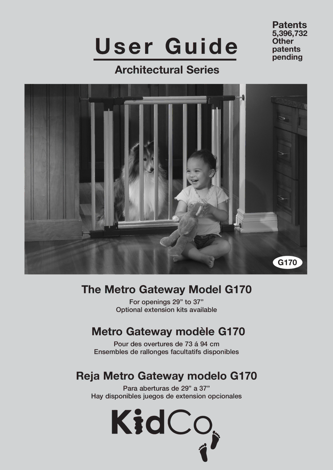 Kidco G170 manual User Guide 