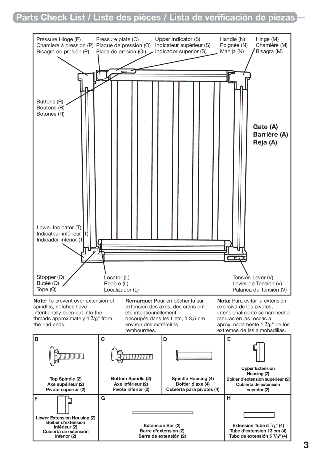 Kidco G170 manual Gate a Barrière a Reja a 