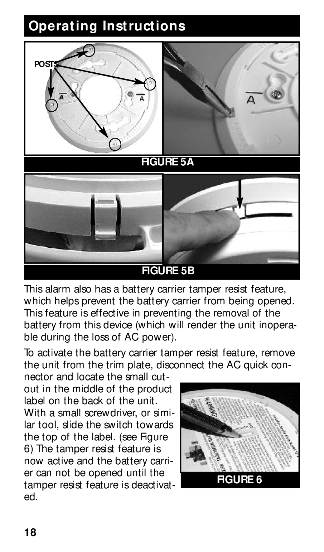 Kidde KN-COPE-I manual Posts 