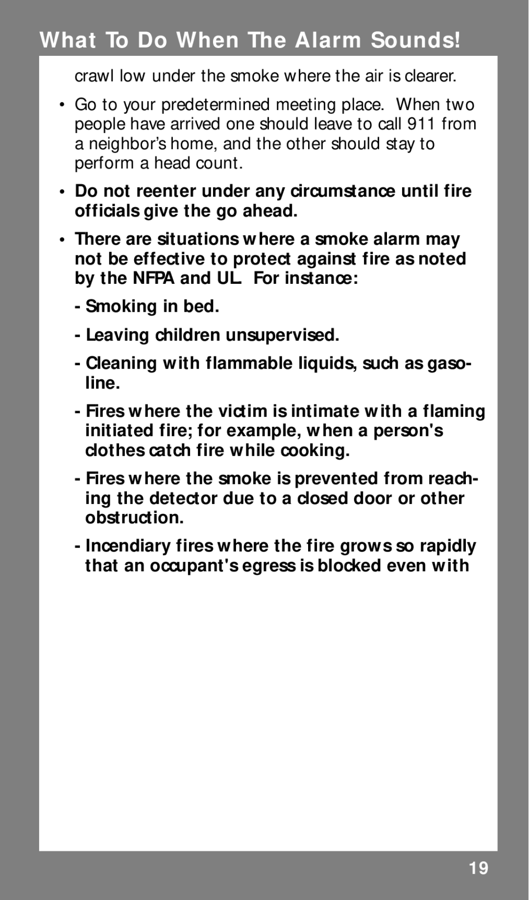 Kidde KN-COSMXTR-B manual What To Do When The Alarm Sounds 